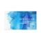 Modern Ocean Beachy Blue Watercolor Business Cards
