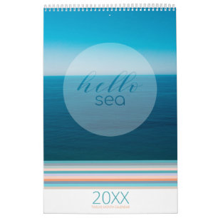 Modern Ocean Quote Calendar