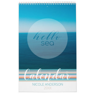 Modern Ocean Quote Calendar