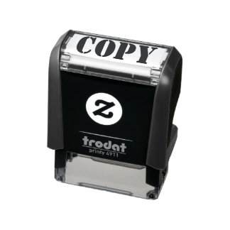 Modern Office "COPY" Message All Caps Font Self-inking Stamp