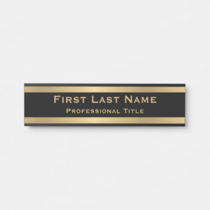 Modern Office Door Sign Signs Gold Colour