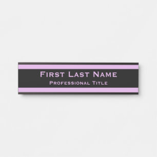 Modern Office Door Signs Sign Lavendar Purple