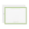 Modern Olive Green Name & Address Note Card