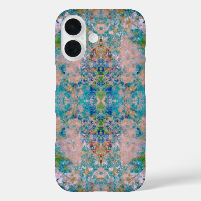 Modern One Of A Kind Abstract With Sangria Colours Case-Mate iPhone Case (Back)