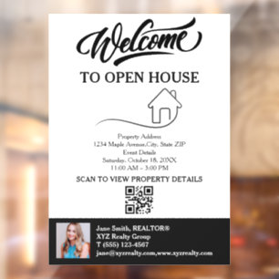 Modern Open House Welcome