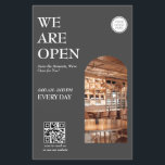 Modern Opening business Picture Prices Flyer<br><div class="desc">Promote your business with style using our Modern Opening Flyer, featuring your logo and photo on the front with sleek, contemporary design. The back includes a clear and easy-to-read price list, making it perfect for showcasing your services or products at a glance. Ideal for grand openings or new promotions, this...</div>