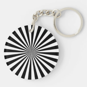 Modern Optical Burst Spinning Wheel Design Key Ring