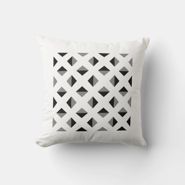 Modern Optical Illusion Pattern Cushion (Front)