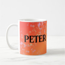 Modern Orange Abstract Pattern