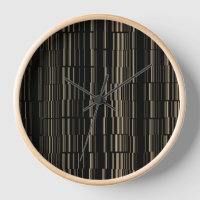 Modern Orange Beige Black Striped