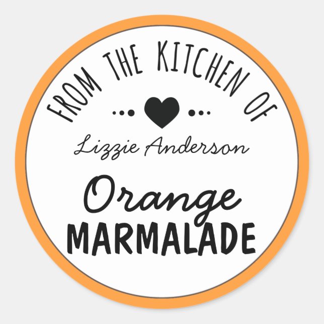 Modern Orange From the Kitchen of Label (Front)