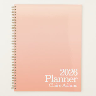 Modern Orange Ombre Planner