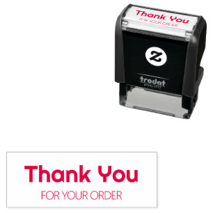 Modern Order Thank You Self-inking Stamp