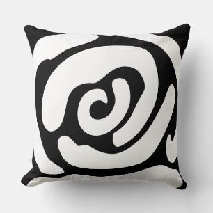 Modern Organic Abstract rose Cushion