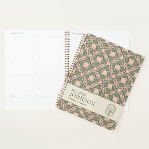 Modern Organic Botanical Floral Daily Planner