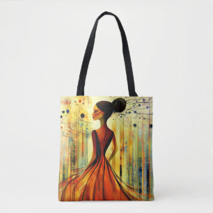 Modern Original Unique Trendy Cool Fantasy Woman Tote Bag