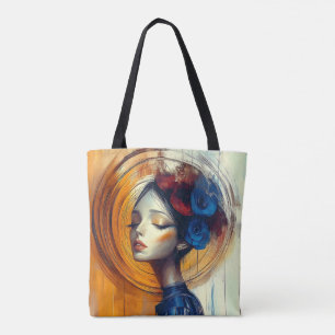 Modern Original Unique Trendy Cool Fantasy Woman Tote Bag