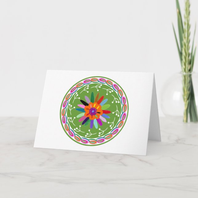 Modern Otomi Design Card (Front)