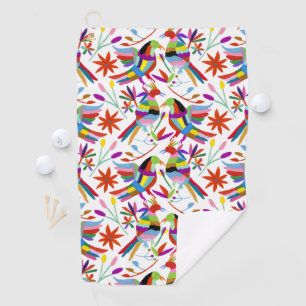 Modern Otomi Design III Golf Towel