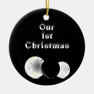 MODERN "OUR 1st CHRISTMAS" ORNAMENT