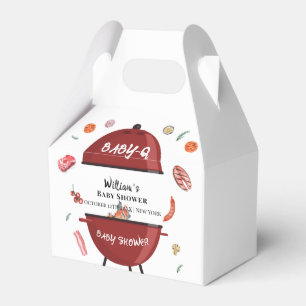 Modern Outdoor Backyard BBQ Baby Shower Favour Box