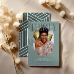 Modern Oval Photo & Signature 30th Birthday Invitation<br><div class="desc">Modern stylish 30th Birthday Invitation. Design features an oval photograph of the birthday girl/boy, the elegant lettering 'THIRTY' with the persons name in signature script over the top and a simple birthday party template that is easy to customise with your own details. The colours can also be changed to match...</div>