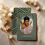 Modern Oval Photo & Signature 30th Birthday Invitation<br><div class="desc">Modern stylish 30th Birthday Invitation. Design features an oval photograph of the birthday girl/boy, the elegant lettering 'THIRTY' with the persons name in signature script over the top and a simple birthday party template that is easy to customise with your own details. The colours can also be changed to match...</div>