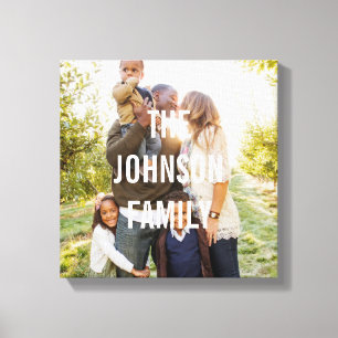 Modern Overlay Custom Photo Canvas