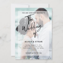 Modern Overlay Photo Wedding Customise