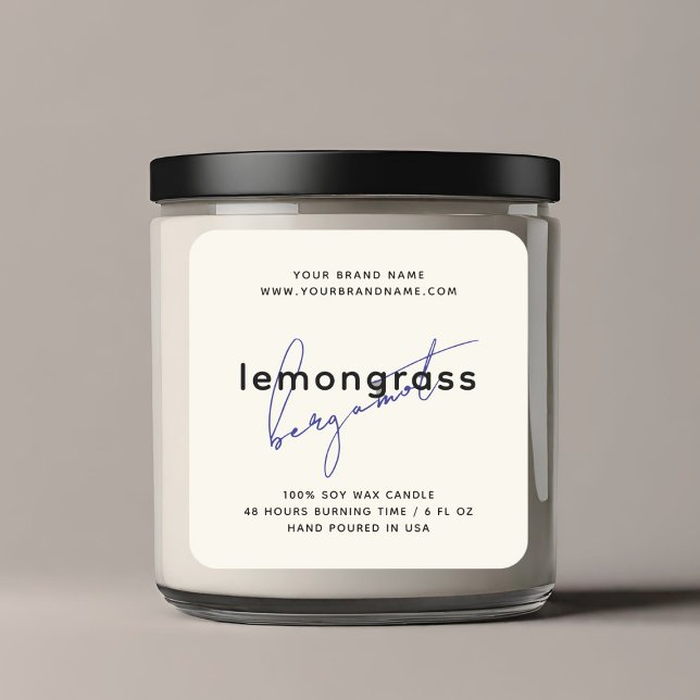 Modern packaging candle cosmetics label (Creator Uploaded)