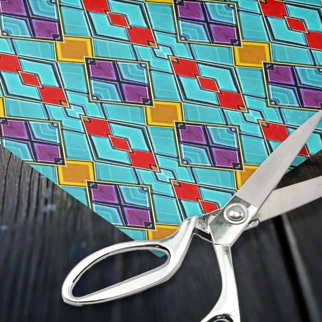 Modern Painted Glass Mosaic - Sci-Fi Male Crafts Tissue Paper (Creator Uploaded)