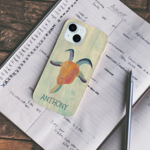 Modern Painted Goat Illustration Personalised iPhone 15 Case