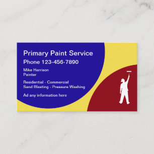 Modern Painter Business Card Design