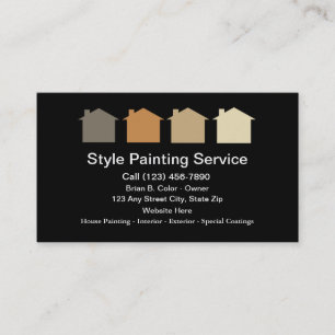 Modern Painter Business Cards
