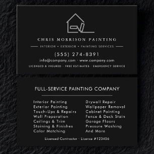Modern Painter Professional Business Card