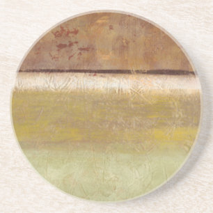 Modern Painting in Earth Tones by Norman Wyatt Coaster