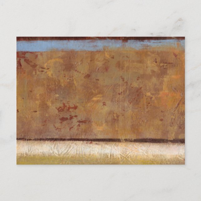 Modern Painting in Earth Tones by Norman Wyatt Postcard (Front)