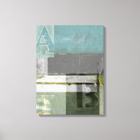 Modern Painting with Assorted Letters