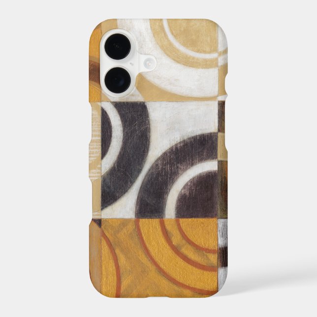 Modern Painting with Circular Patterns (Back)