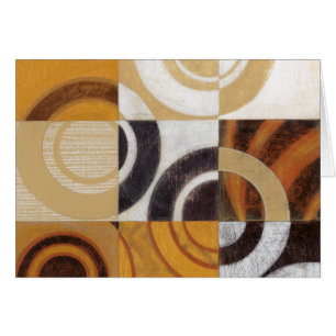 Modern Painting with Circular Patterns