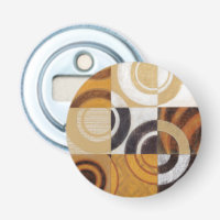 Modern Painting with Circular Patterns