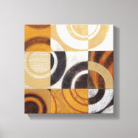 Modern Painting with Circular Patterns