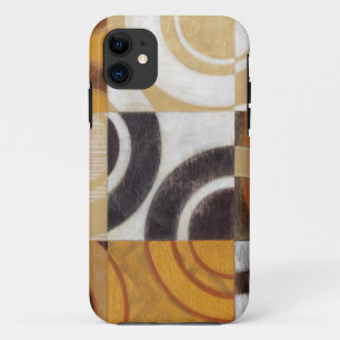 Modern Painting with Circular Patterns iPhone 11 Case