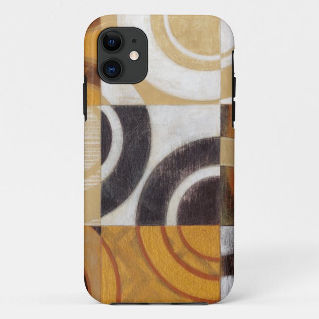 Modern Painting with Circular Patterns Case-Mate iPhone Case (Back)