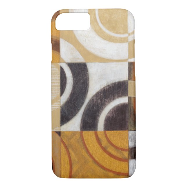 Modern Painting with Circular Patterns Case-Mate iPhone Case (Back)
