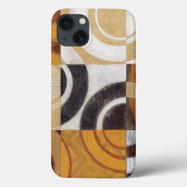 Modern Painting with Circular Patterns Case-Mate iPhone Case (Back)