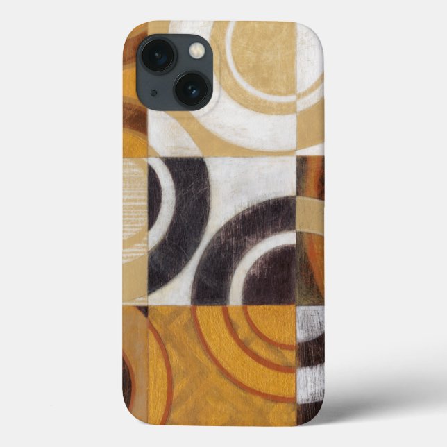 Modern Painting with Circular Patterns Case-Mate iPhone Case (Back)