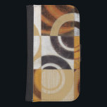 Modern Painting with Circular Patterns Samsung S4 Wallet Case<br><div class="desc">Painted by Norman Wyatt,  Jr. this modern painting features multicolored circular patterns in nine squares. Good for a wall that needs art as well as someone who wants to practice their dart throwing!</div>