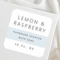 Modern pale dusty blue colour block product