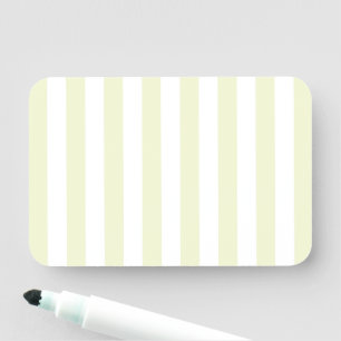 Modern Pale Green and White Striped Blank Name Tag